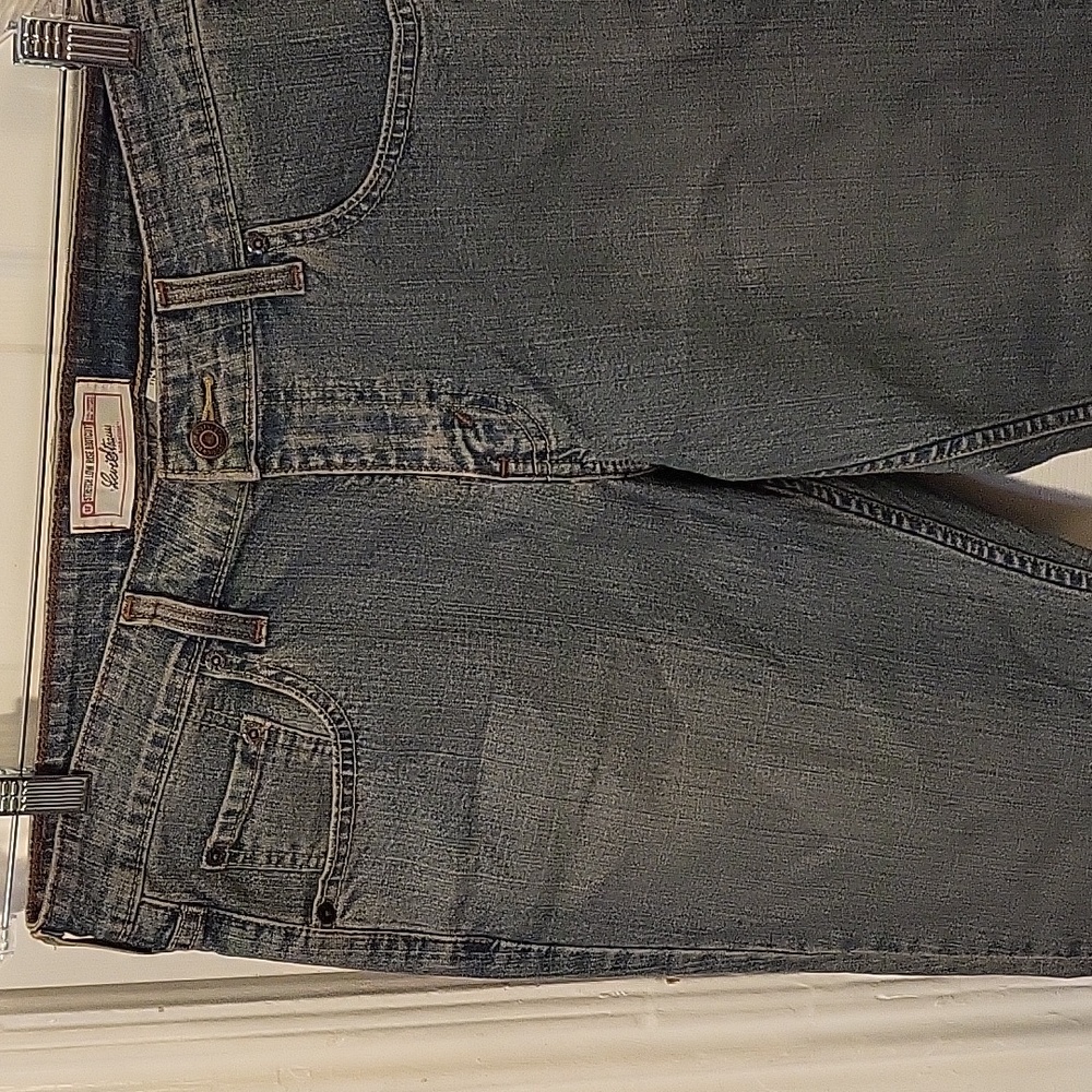Vintage Women's Levi's 10 Long Stretch Low Rise Bootcut - Picture 4 of 12